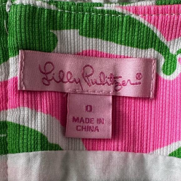 Lilly Pulitzer Pink and Green Pineapple Mini Skirt - Picture 6 of 9